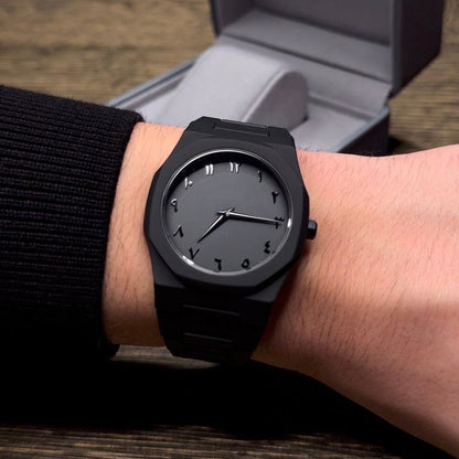Stainless Steel Arabic Watch
